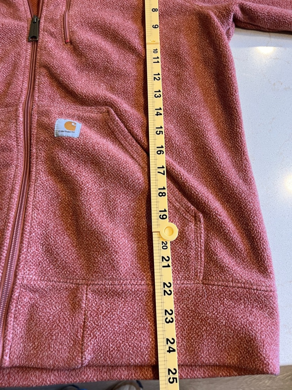 Carhartt Rust-Tone Full-Zip Hooded Sweatshirt - Picture 5 of 6
